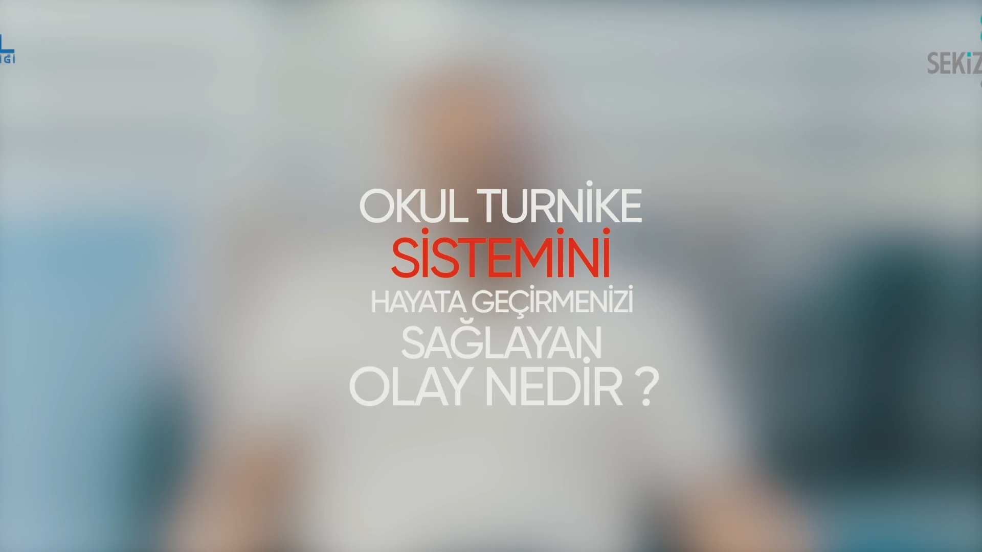 Okul turnike sistemini hayata geçirmenizi sağlayan olay neydi?